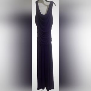 NightWay Silk Silp Maxi Formal Dress. Size 12. Purple.